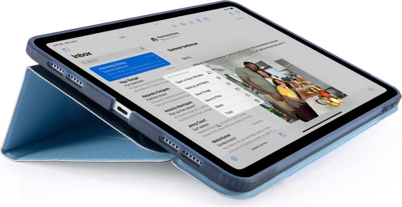 Pipetto Origami No6 Stand case iPad 10.9" (2022) Dark Blue