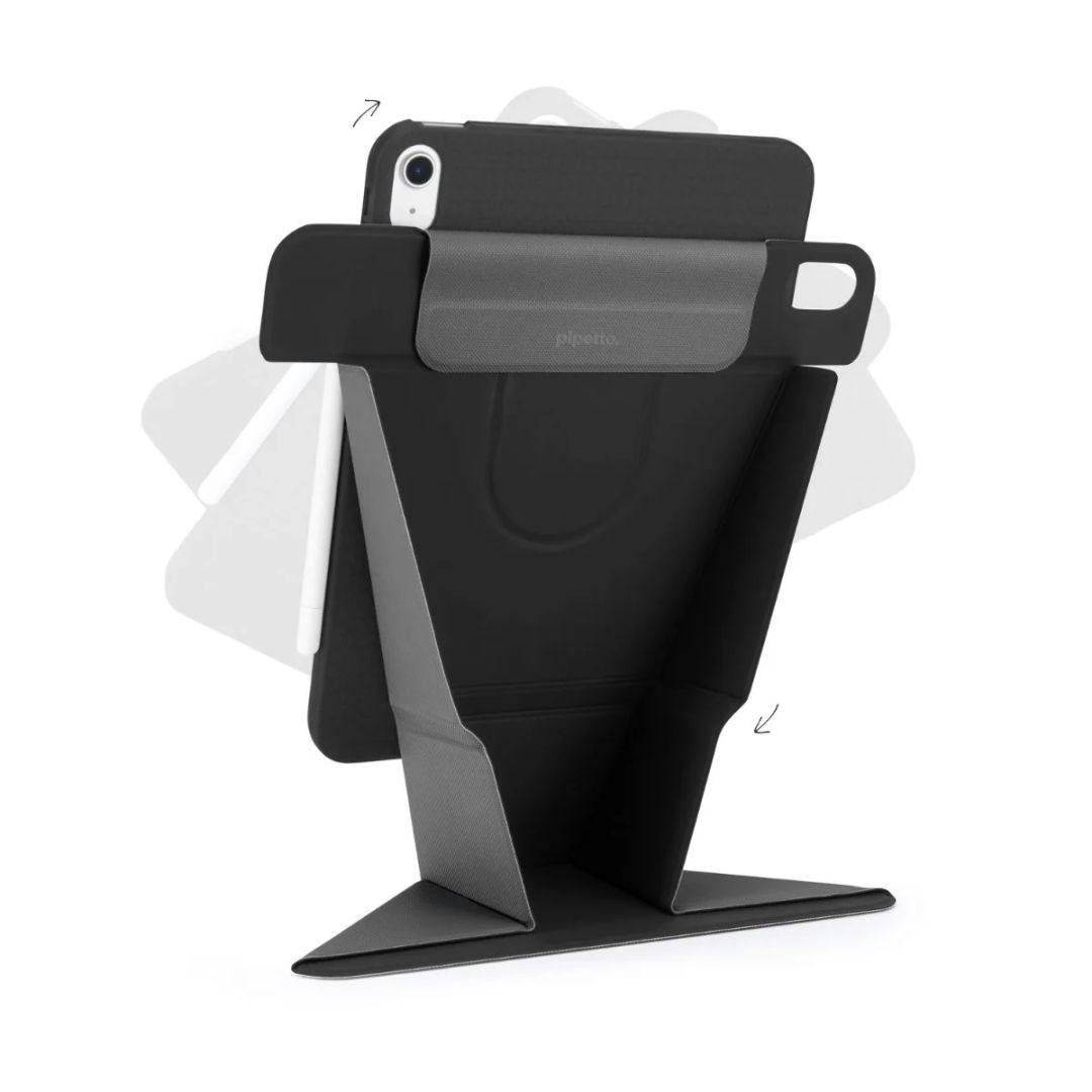 Pipetto Origami No6 Stand case iPad 10.9" (2022) Black