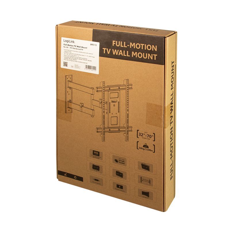 Logilink BP0112 TV wall mount 32–70" Black Logilink BP0112 TV wall mount 32–70" Black