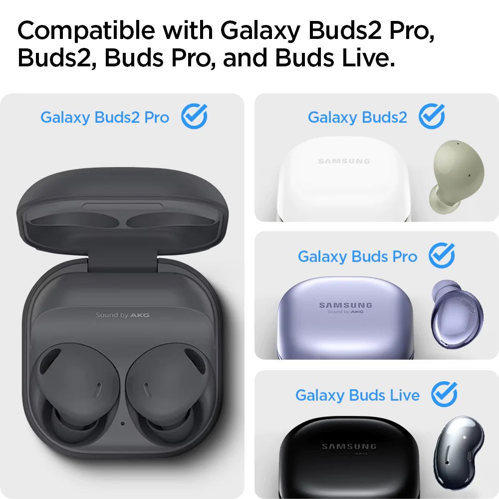 Spigen Galaxy Buds 2 Pro Case Urban Fit Black Spigen Galaxy Buds 2 Pro Case Urban Fit Black