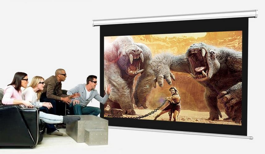 Medium Motoros vetítővászon 4:3 305x229cm Matt fehér Medium Motoros vetítővászon 4:3 305x229cm Matt fehér