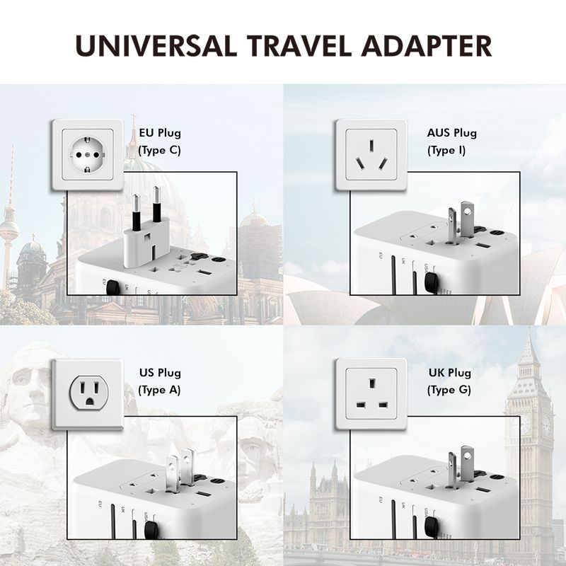 Logilink PA0357 Universal travel power supply White Logilink PA0357 Universal travel power supply White
