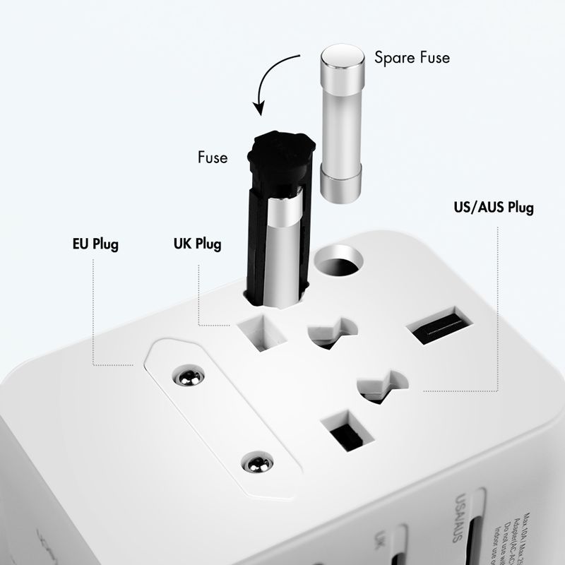 Logilink PA0357 Universal travel power supply White Logilink PA0357 Universal travel power supply White