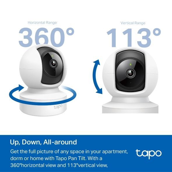 TP-Link Tapo C202 Pan/Tilt Home Security Camera TP-Link Tapo C202 Pan/Tilt Home Security Camera