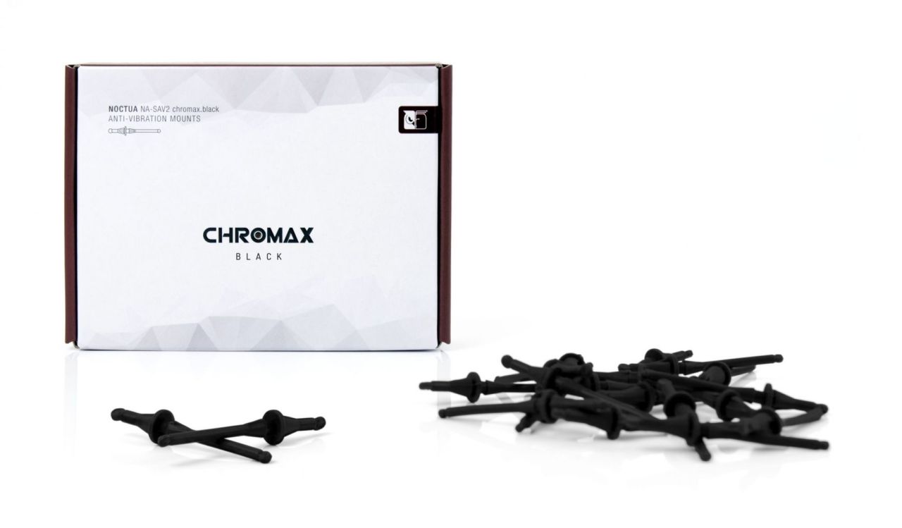 Noctua NA-SAV2 chromax.black Anti-Vigration Mounts Noctua NA-SAV2 chromax.black Anti-Vigration Mounts