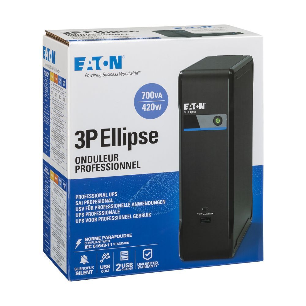 EATON 3P Ellipse 700VA UPS