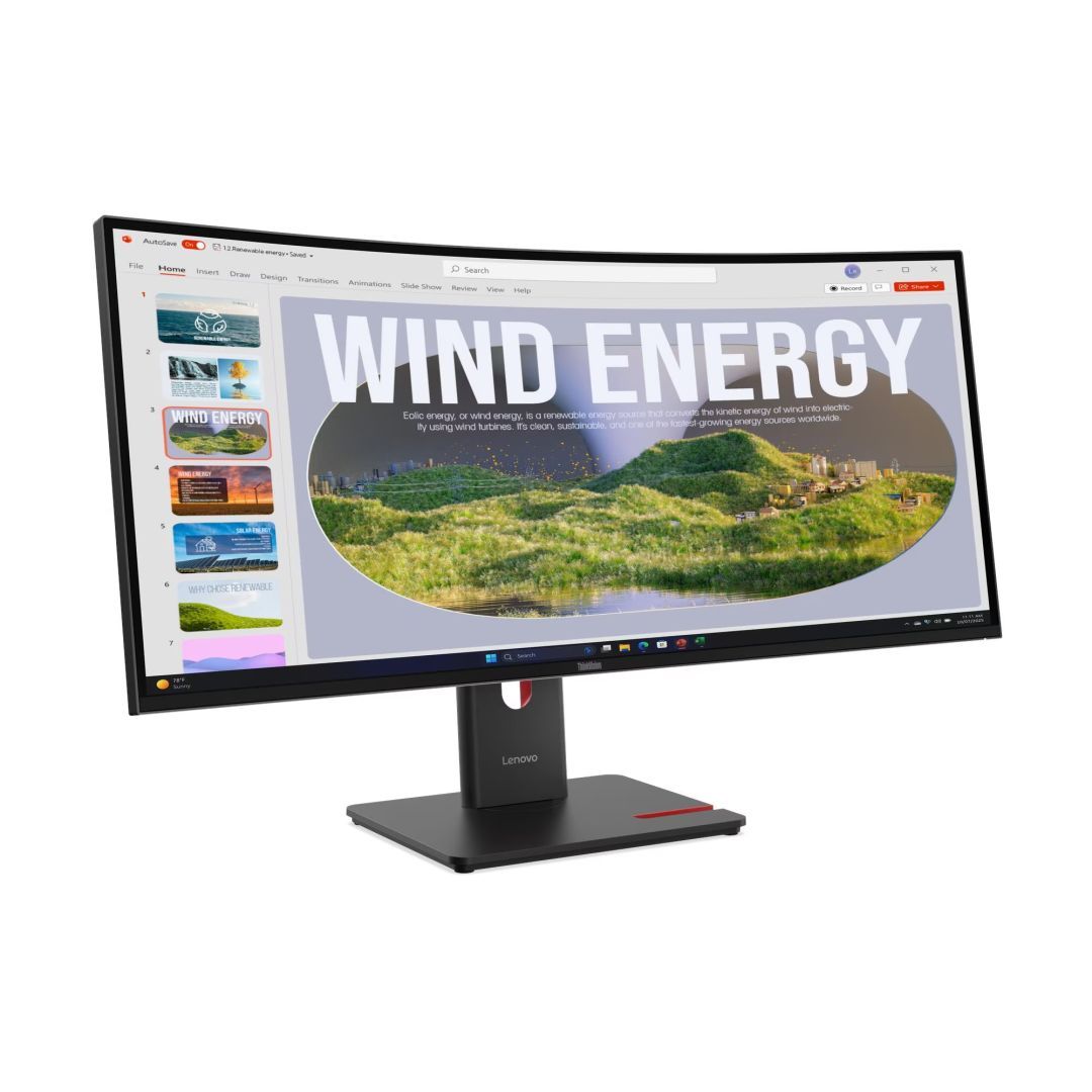 Lenovo 34" T34WD-40 LED Curved