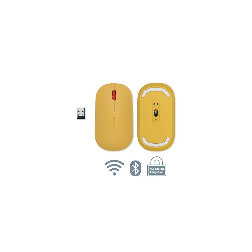 Leitz Cosy Wireless Mouse Yellow Leitz Cosy Wireless Mouse Yellow