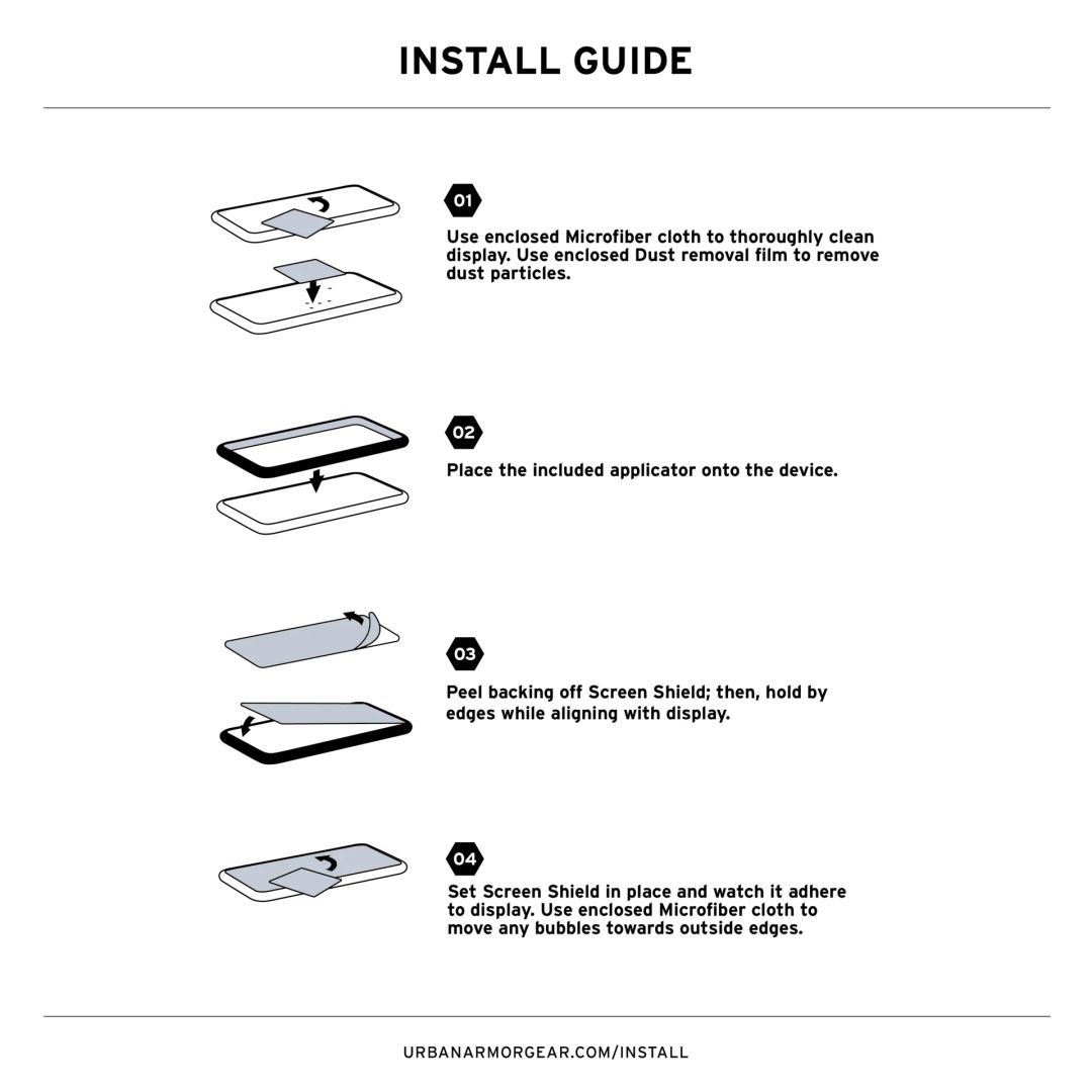 UAG Glass Shield for iPhone 17 Pro UAG Glass Shield for iPhone 17 Pro