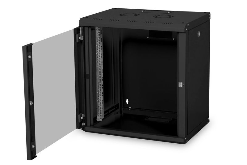 Digitus DN-19 12-U-SW Falra szerelhető Rackszekrény Black Digitus DN-19 12-U-SW Falra szerelhető Rackszekrény Black