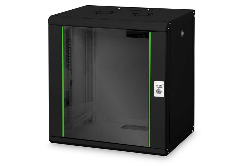 Digitus DN-19 12-U-SW Falra szerelhető Rackszekrény Black Digitus DN-19 12-U-SW Falra szerelhető Rackszekrény Black