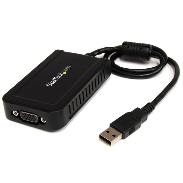 Startech USB2VGAE3 USB -> VGA multi monitor Black Startech USB2VGAE3 USB -> VGA multi monitor Black