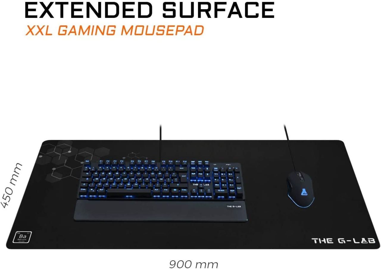 The G-Lab Pad Barium Egérpad Black The G-Lab Pad Barium Egérpad Black