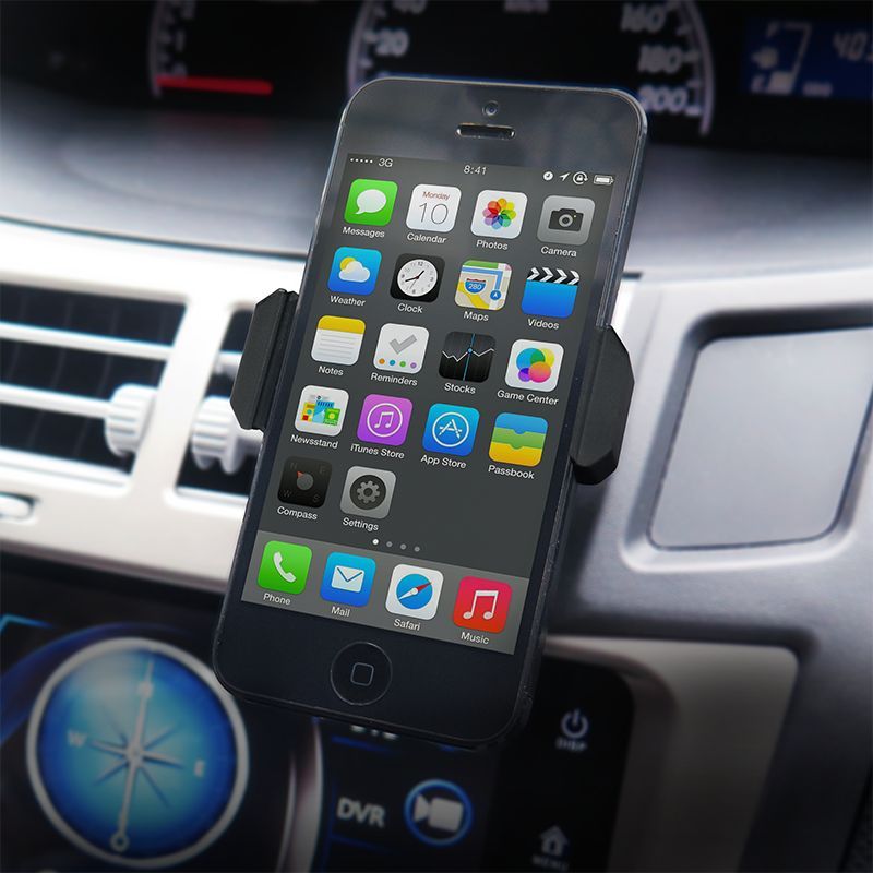 Logilink PA0133 USB car charger + mobile holder Black Logilink PA0133 USB car charger + mobile holder Black