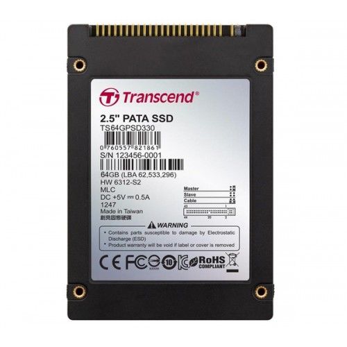 Transcend 64GB 2,5" PATA SD330 Transcend 64GB 2,5" PATA SD330