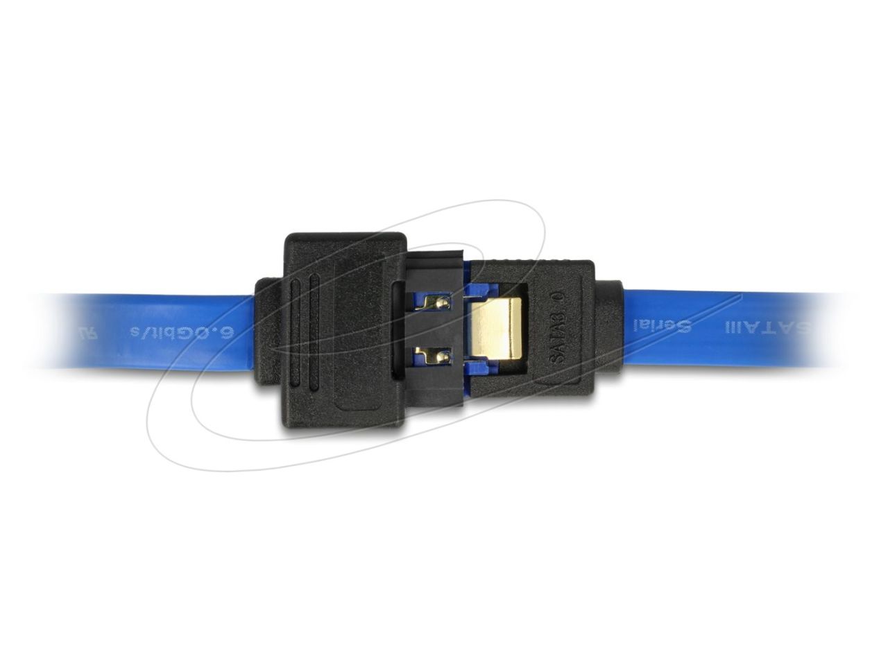 DeLock Extension cable SATA 6 Gb/s receptacle straight > SATA plug straight 50cm Blue DeLock Extension cable SATA 6 Gb/s receptacle straight > SATA plug straight 50cm Blue