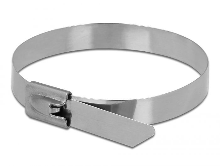 DeLock Stainless Steel Cable Ties L 400 x W 7.9 mm 10 pieces DeLock Stainless Steel Cable Ties L 400 x W 7.9 mm 10 pieces