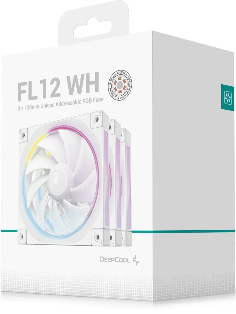 DeepCool FL12 White (3-Pack)
