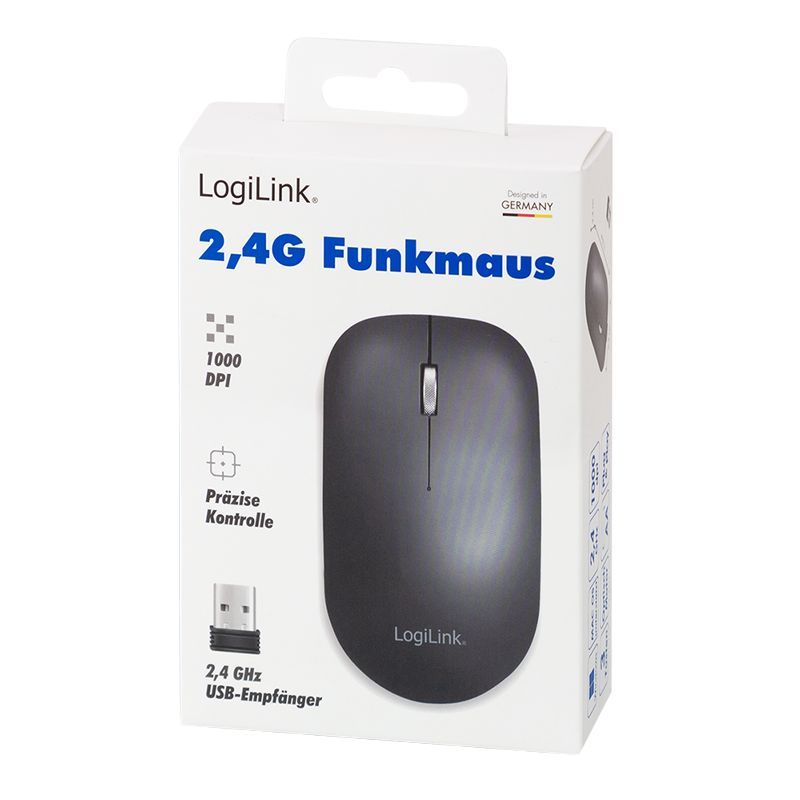 Logilink ID0210 Wireless mouse Black
