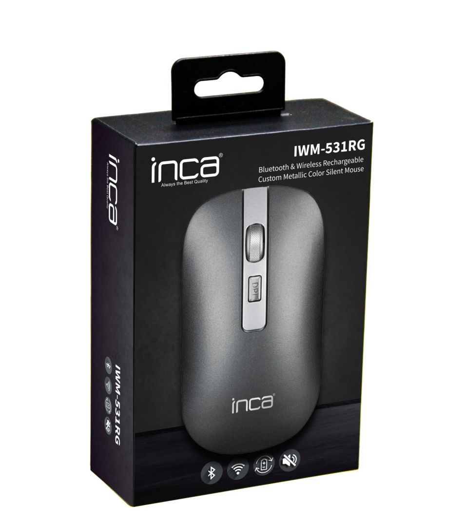 INCA IWM-531RG Wireless Mouse Grey INCA IWM-531RG Wireless Mouse Grey