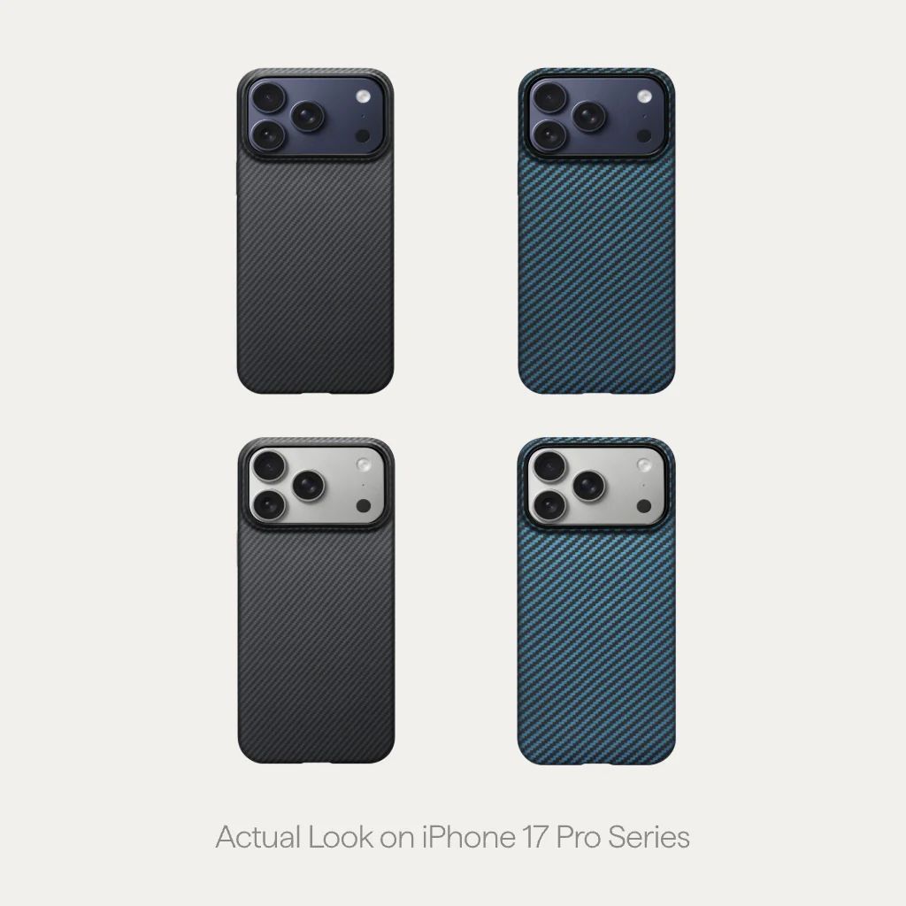 Pitaka Ultra-Slim Case for iPhone 17 Pro Black/Grey Pitaka Ultra-Slim Case for iPhone 17 Pro Black/Grey