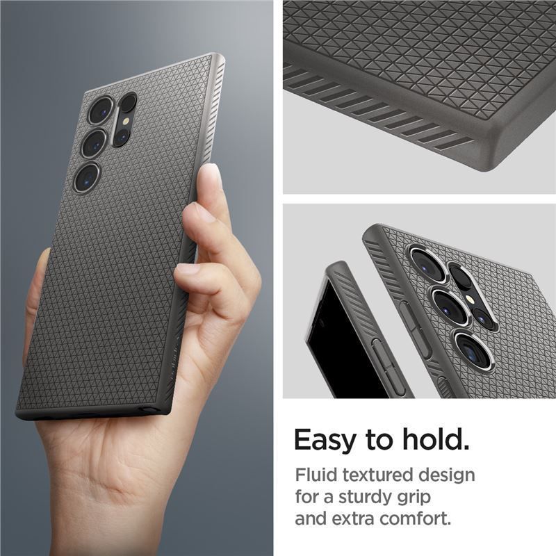 Spigen Liquid Air Samsung Galaxy S24 Ultra Granite Gray Spigen Liquid Air Samsung Galaxy S24 Ultra Granite Gray