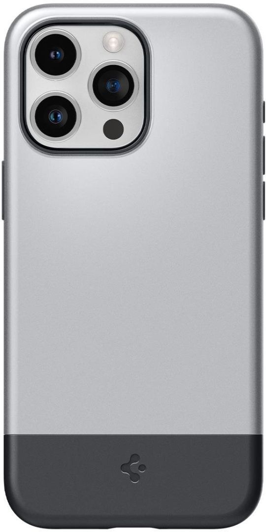 Spigen iPhone 15 Pro Case Style Armor MagSafe Classic Silver Spigen iPhone 15 Pro Case Style Armor MagSafe Classic Silver
