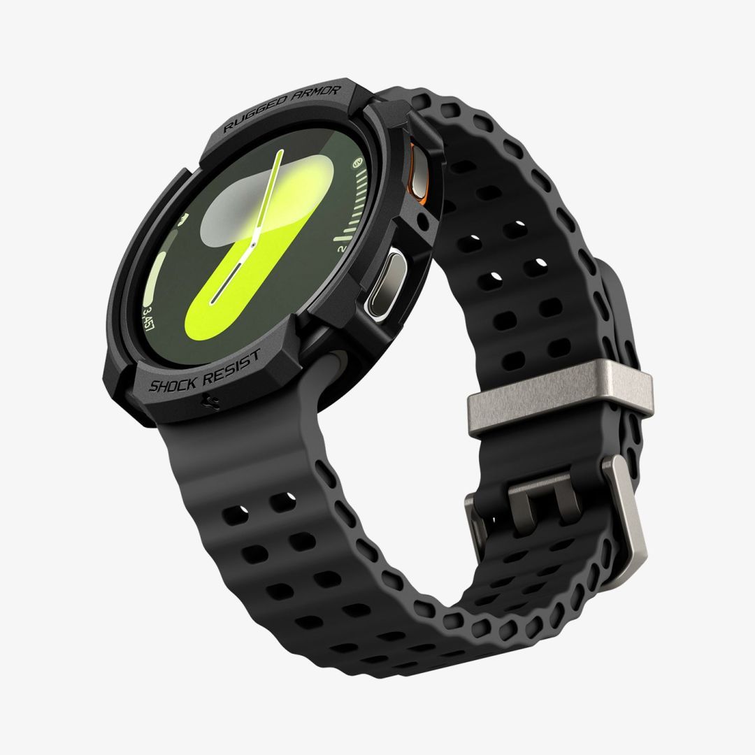 Spigen Rugged Armor for Galaxy Watch 8 Classic (46mm) Matte Black