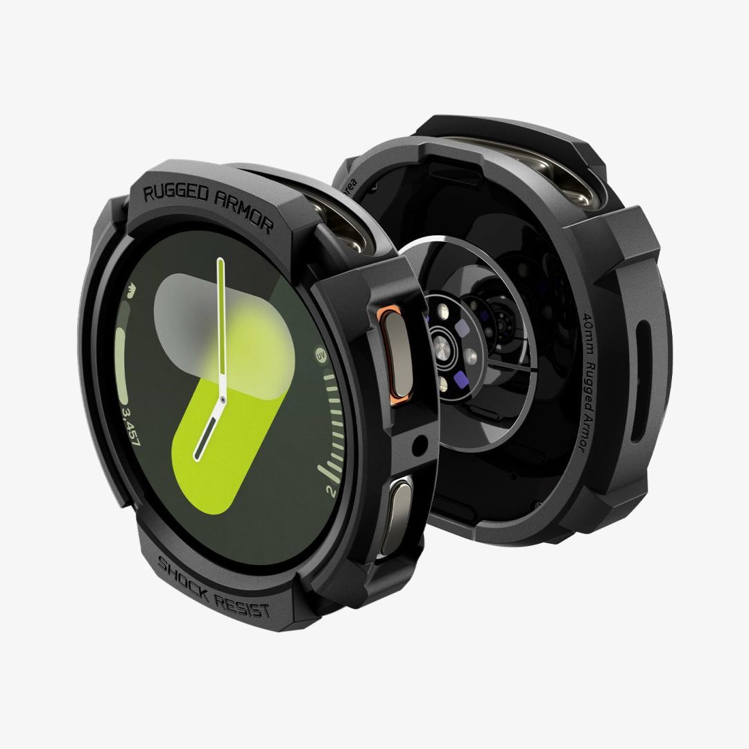 Spigen Rugged Armor for Galaxy Watch 8 Classic (46mm) Matte Black
