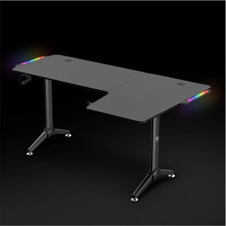 Spirit Of Gamer Headquarter 600 R Gaming Desk Black Spirit Of Gamer Headquarter 600 R Gaming Desk Black