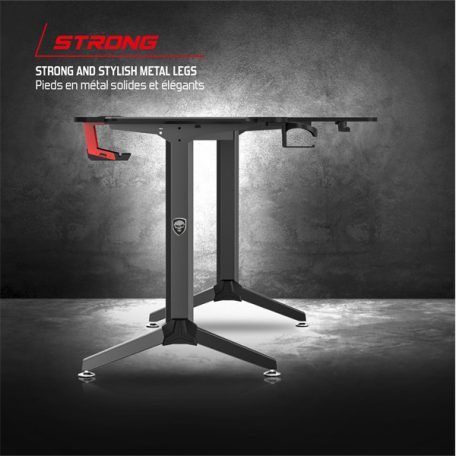 Spirit Of Gamer Headquarter 600 R Gaming Desk Black Spirit Of Gamer Headquarter 600 R Gaming Desk Black