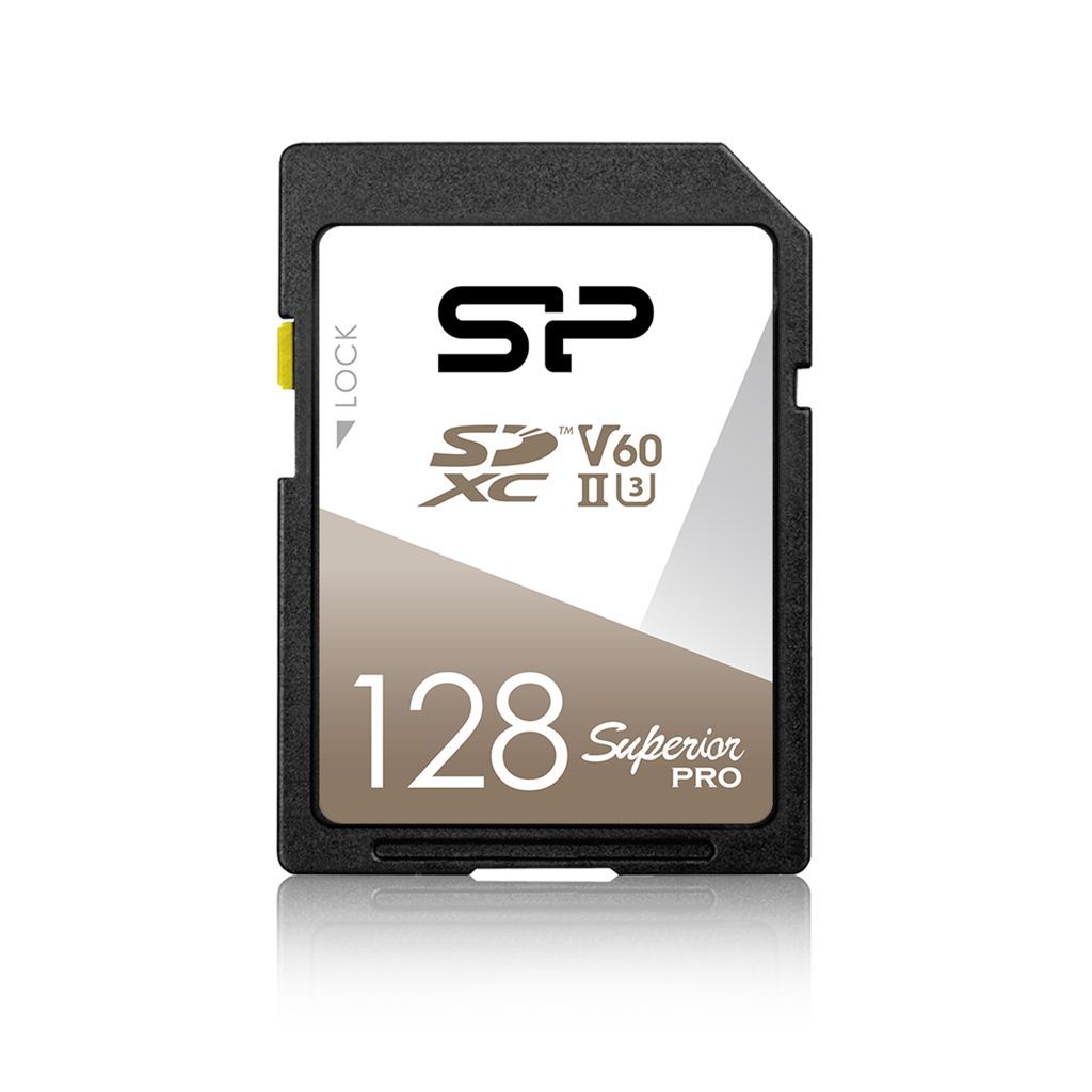 Silicon Power 128GB SDXC Superior Pro Class 10 U3 V60 Silicon Power 128GB SDXC Superior Pro Class 10 U3 V60