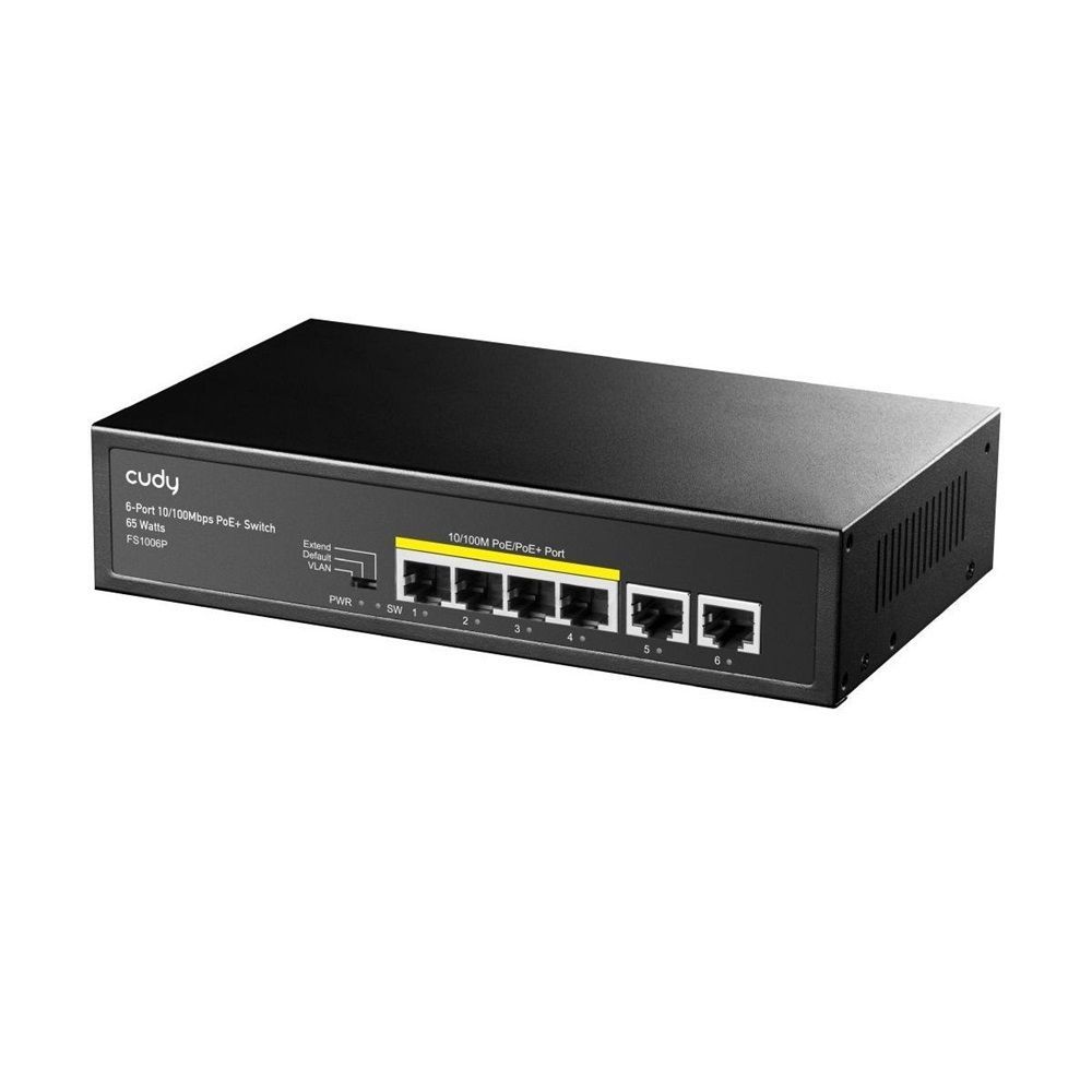 Cudy FS1006P 4-FE PoE Switch with 2 Uplink FE Cudy FS1006P 4-FE PoE Switch with 2 Uplink FE
