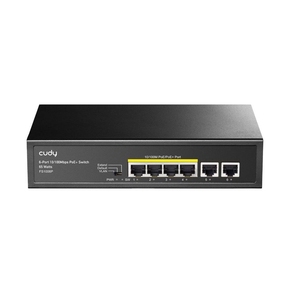 Cudy FS1006P 4-FE PoE Switch with 2 Uplink FE Cudy FS1006P 4-FE PoE Switch with 2 Uplink FE