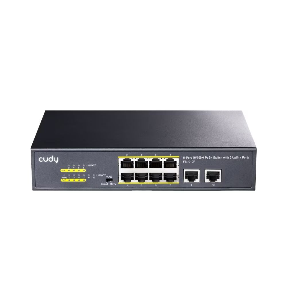 Cudy FS1010P 8-Port PoE+ Switch Cudy FS1010P 8-Port PoE+ Switch