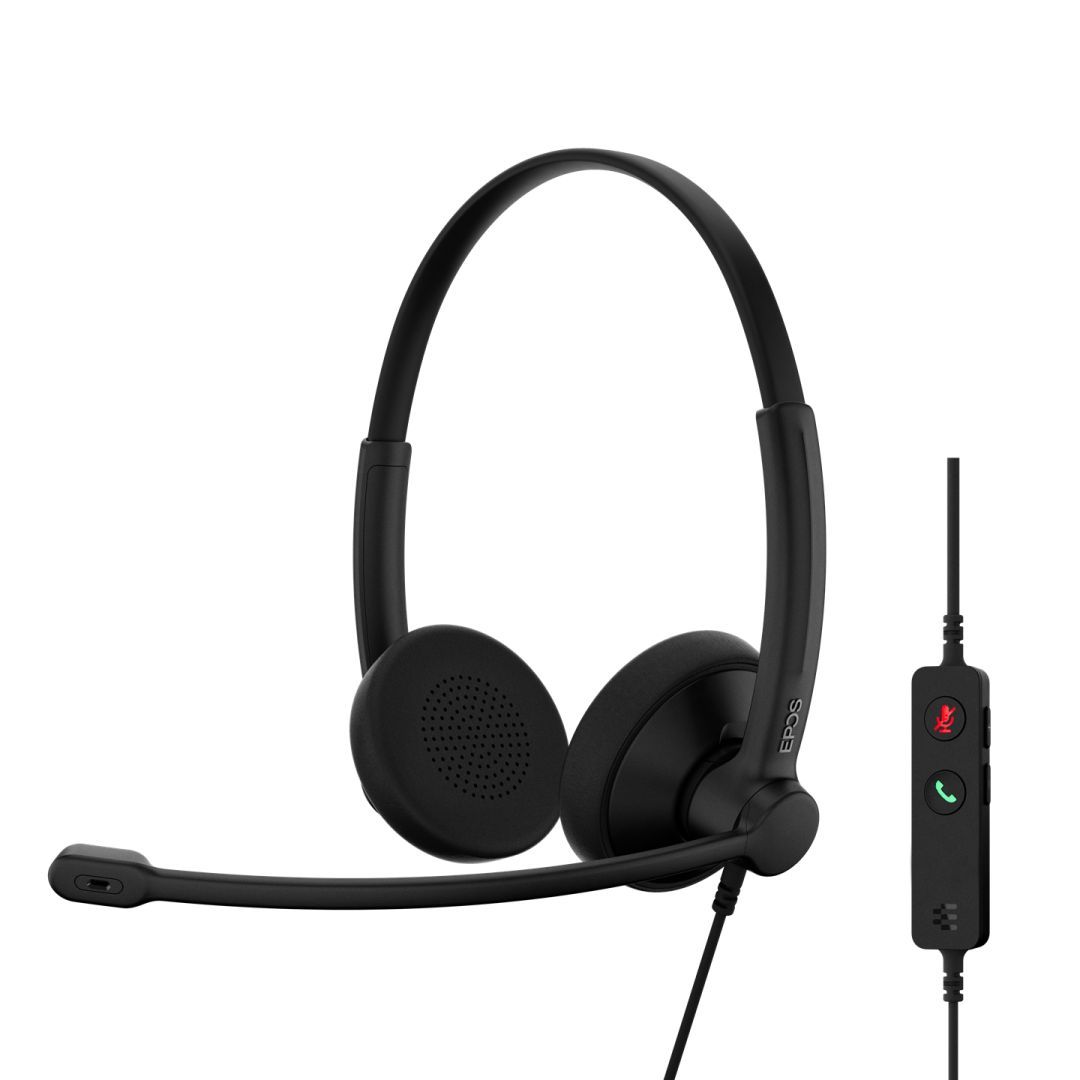 Sennheiser / EPOS Impact 100 UC Stereo USB-C/A Headset Black Sennheiser / EPOS Impact 100 UC Stereo USB-C/A Headset Black
