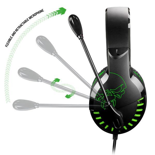 Spirit Of Gamer PRO-H3 Xbox One/Series X/S Headset Black/Green Spirit Of Gamer PRO-H3 Xbox One/Series X/S Headset Black/Green