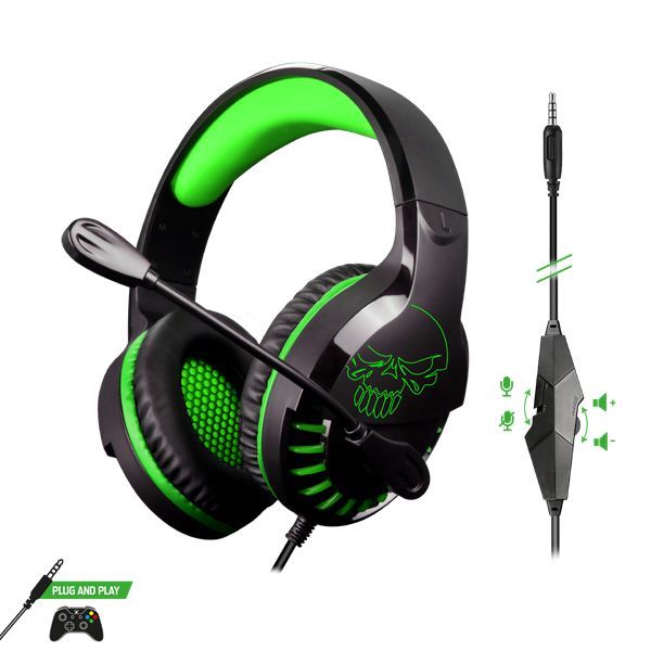 Spirit Of Gamer PRO-H3 Xbox One/Series X/S Headset Black/Green Spirit Of Gamer PRO-H3 Xbox One/Series X/S Headset Black/Green
