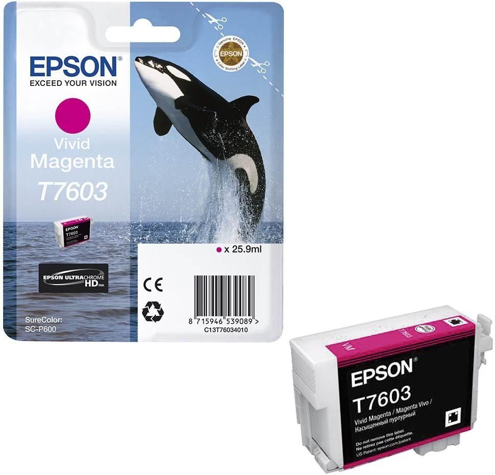 Epson T7603 Vivid Magenta Epson T7603 Vivid Magenta
