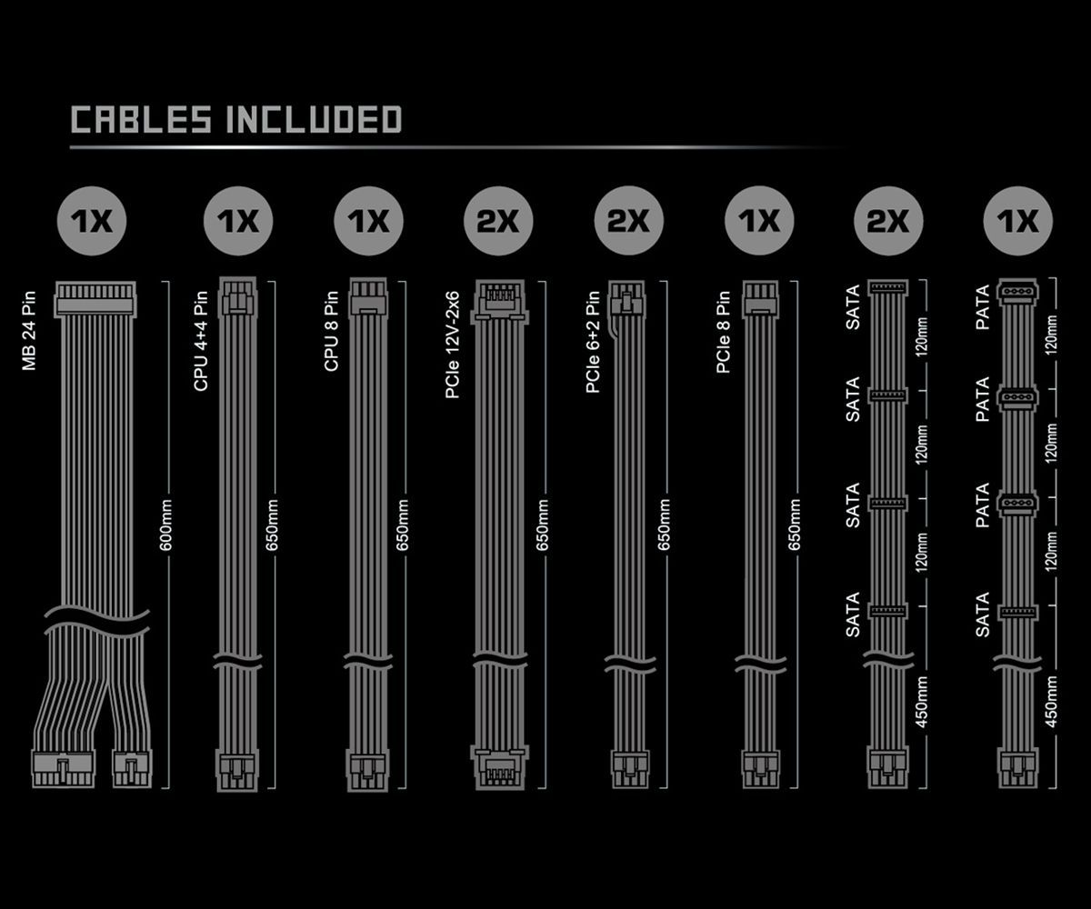 ASRock 1200W 80+ Gold Steel Legend SL-1200G ASRock 1200W 80+ Gold Steel Legend SL-1200G
