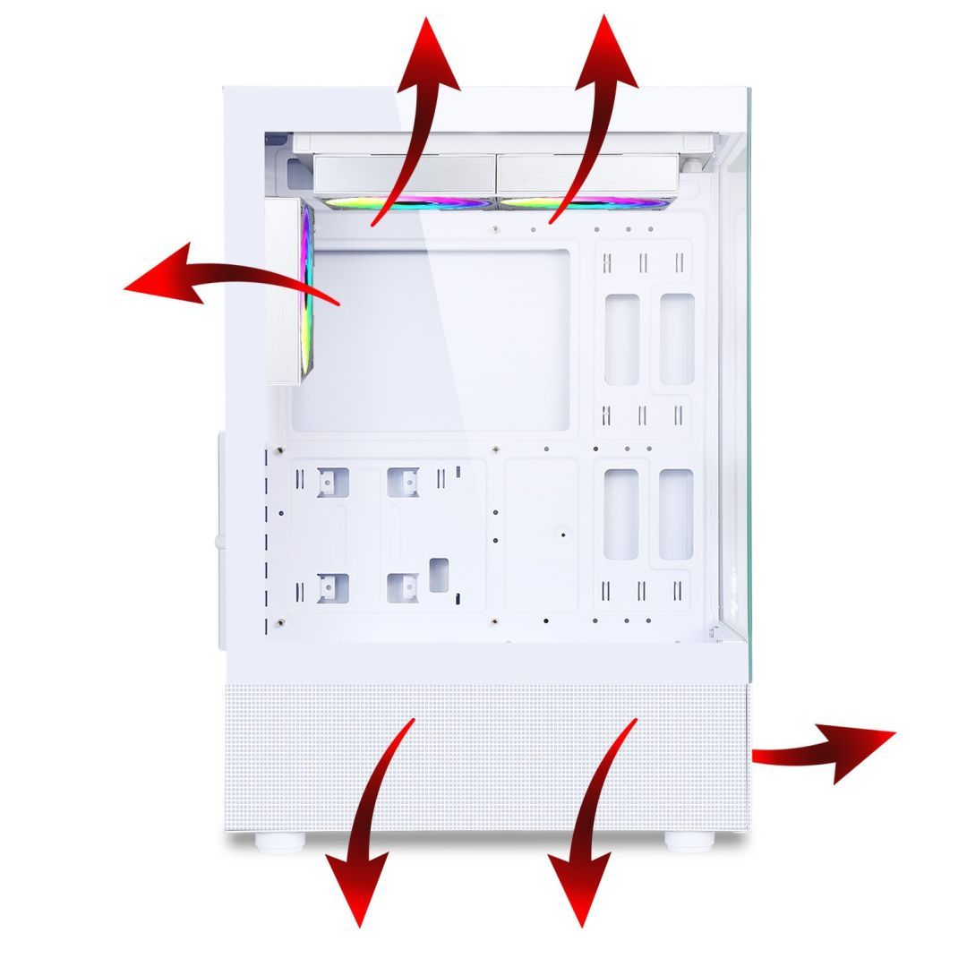 Spirit Of Gamer Spectra Arctic Window White Spirit Of Gamer Spectra Arctic Window White