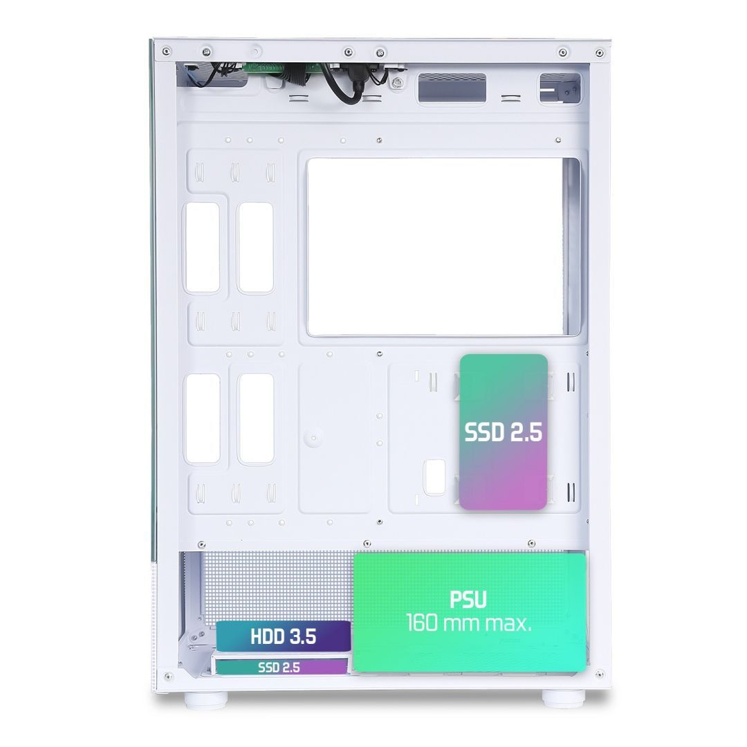 Spirit Of Gamer Spectra Arctic Window White Spirit Of Gamer Spectra Arctic Window White