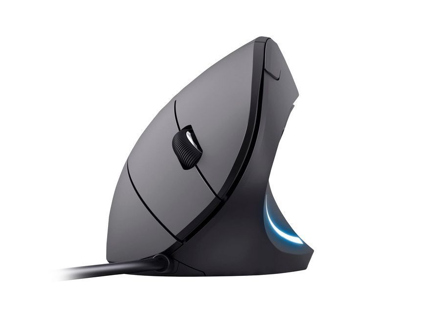 EQuip Vertical Ergonomic Wired Mouse Black