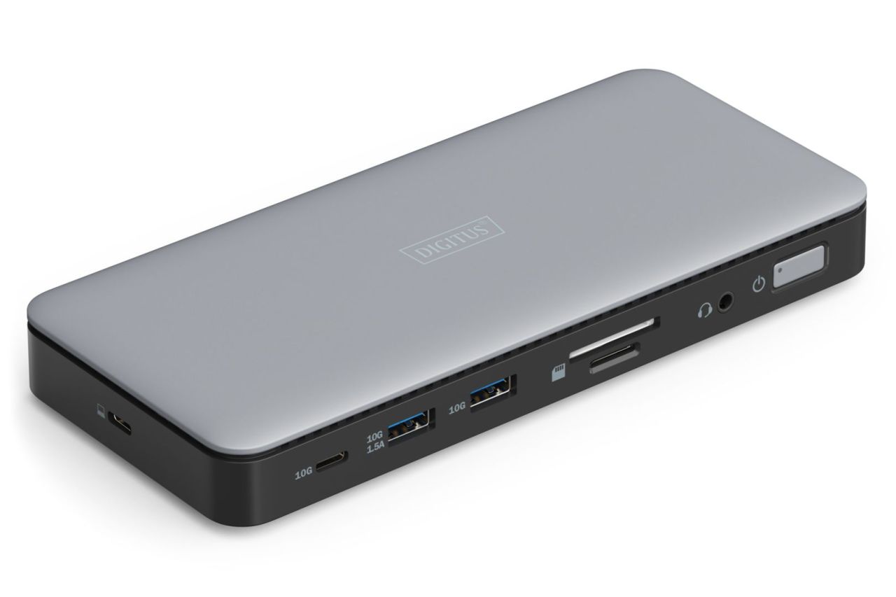 Digitus 11in1 USB-C Docking Station Grey Digitus 11in1 USB-C Docking Station Grey