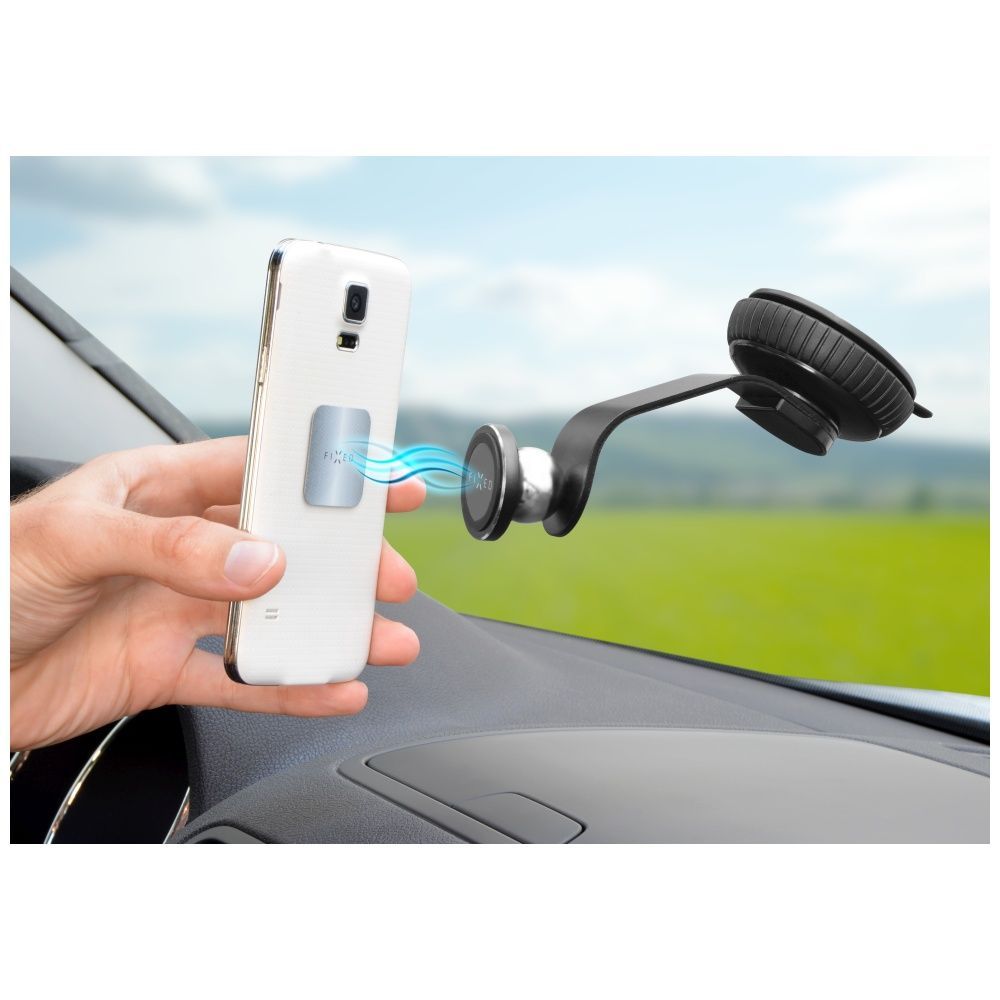 FIXED Univerzális mágneses fix3 mobiltelefontartó ragasztós tapadókoronggal, fekete FIXED Univerzális mágneses fix3 mobiltelefontartó ragasztós tapadókoronggal, fekete