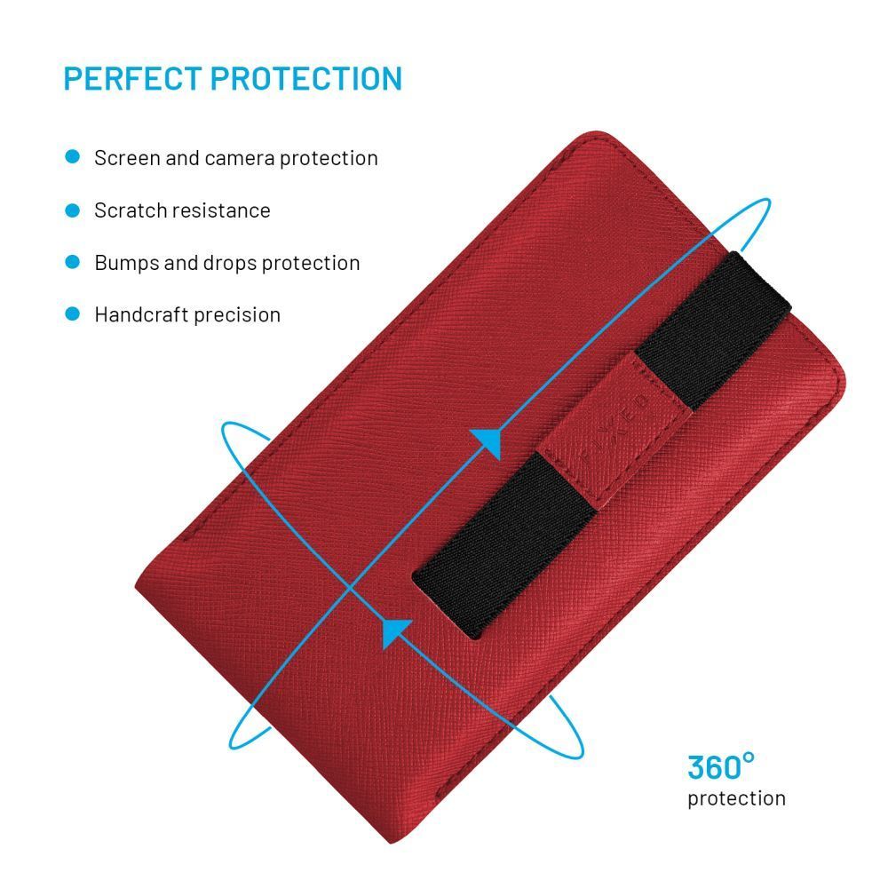 FIXED Lucca telefontok 6,3", piros