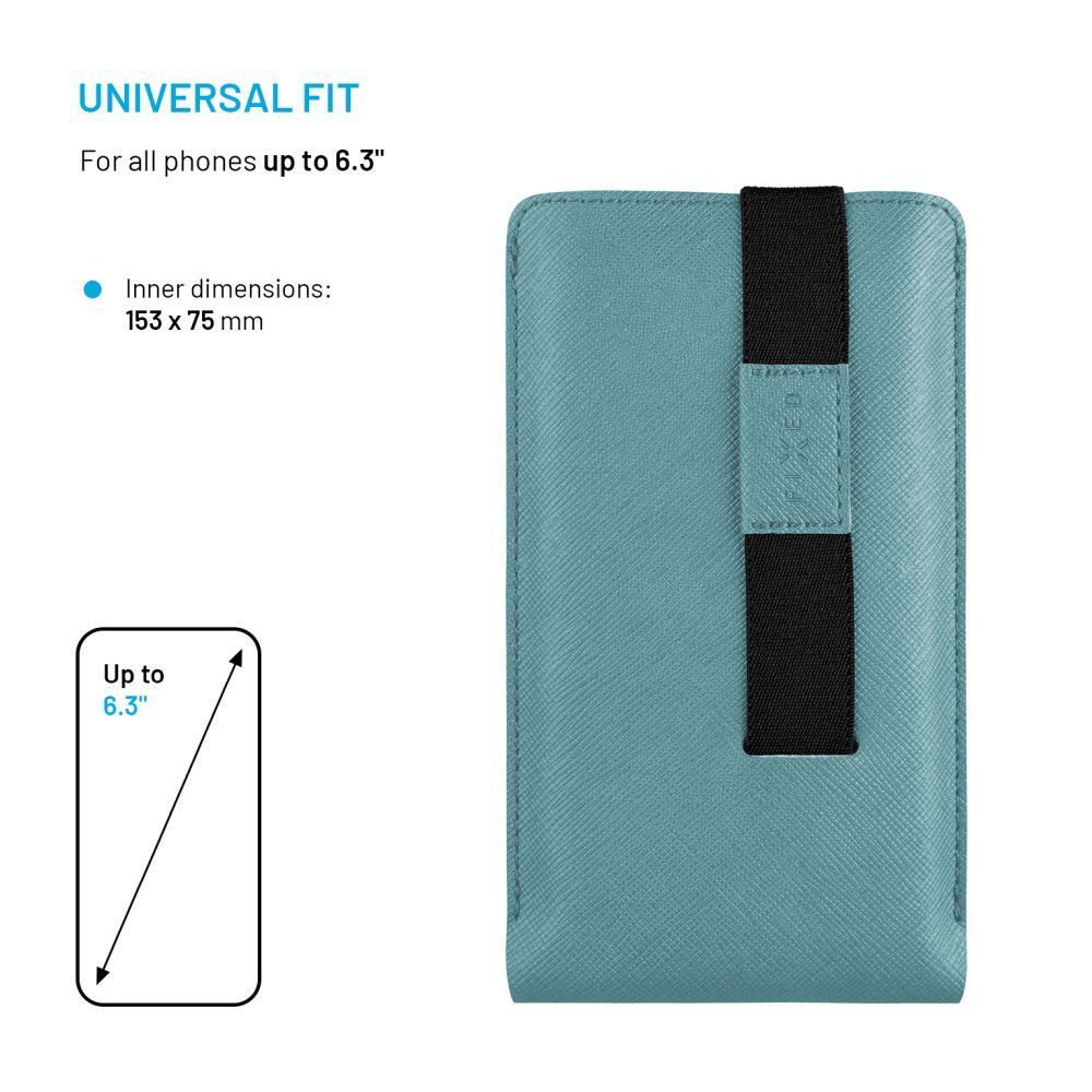 FIXED Lucca telefontok 6,3", világos türkiz