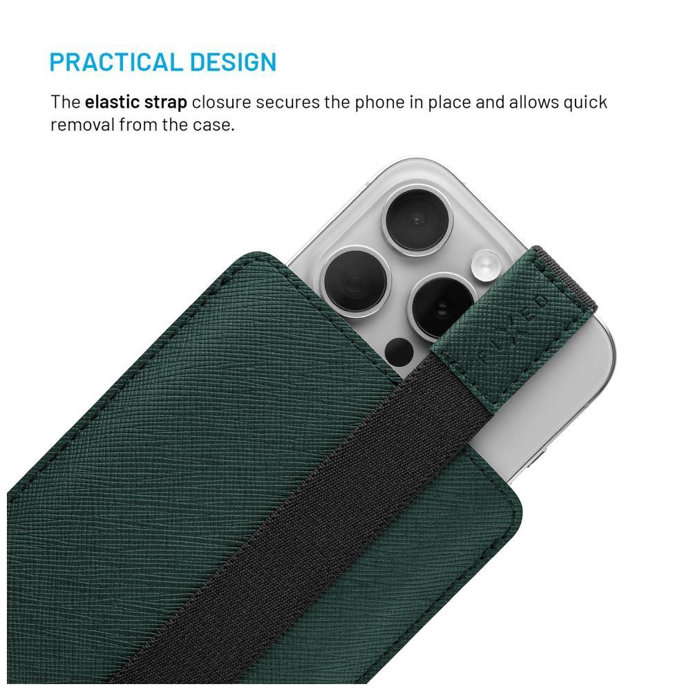 FIXED Lucca telefontok 6,3", sötétzöld