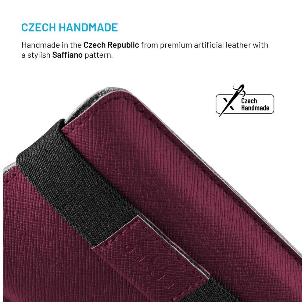 FIXED Lucca telefontok 6,3", burgundy