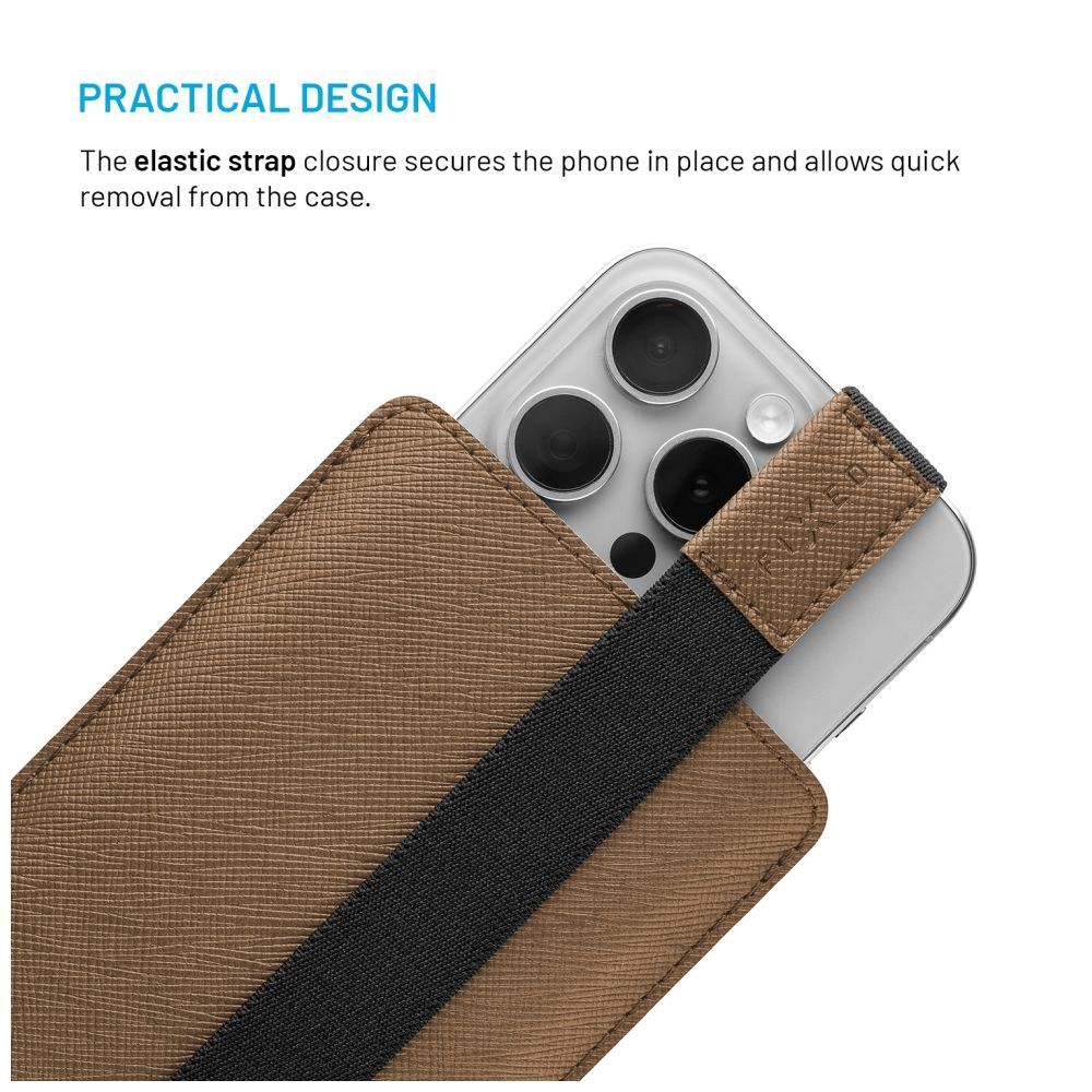 FIXED Lucca telefontok 6,3", kávé FIXED Lucca telefontok 6,3", kávé